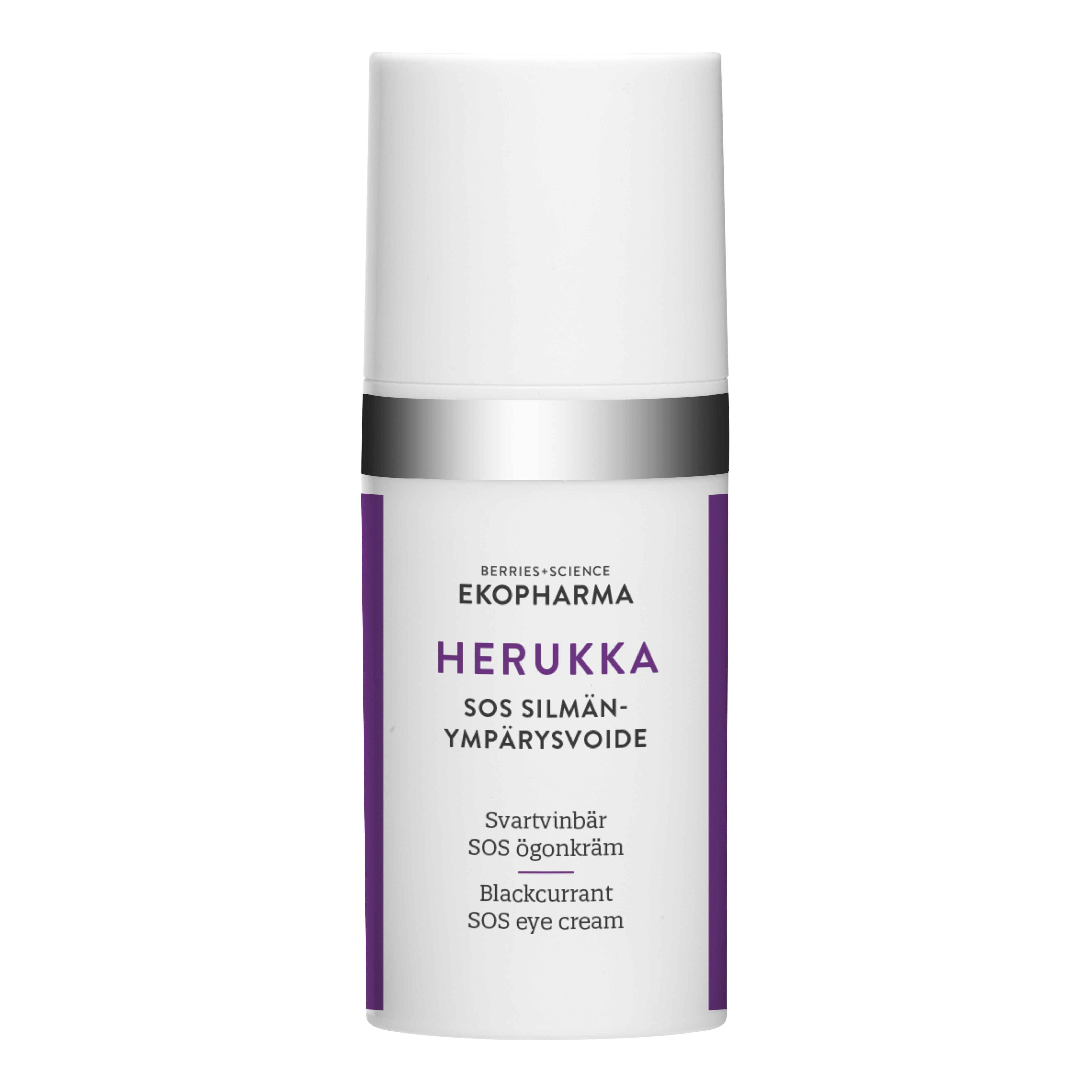 EKOPHARMA Herukka SOS Silmänympärysvoide 15ml 1 ekopharma sos silmänympärysvoide