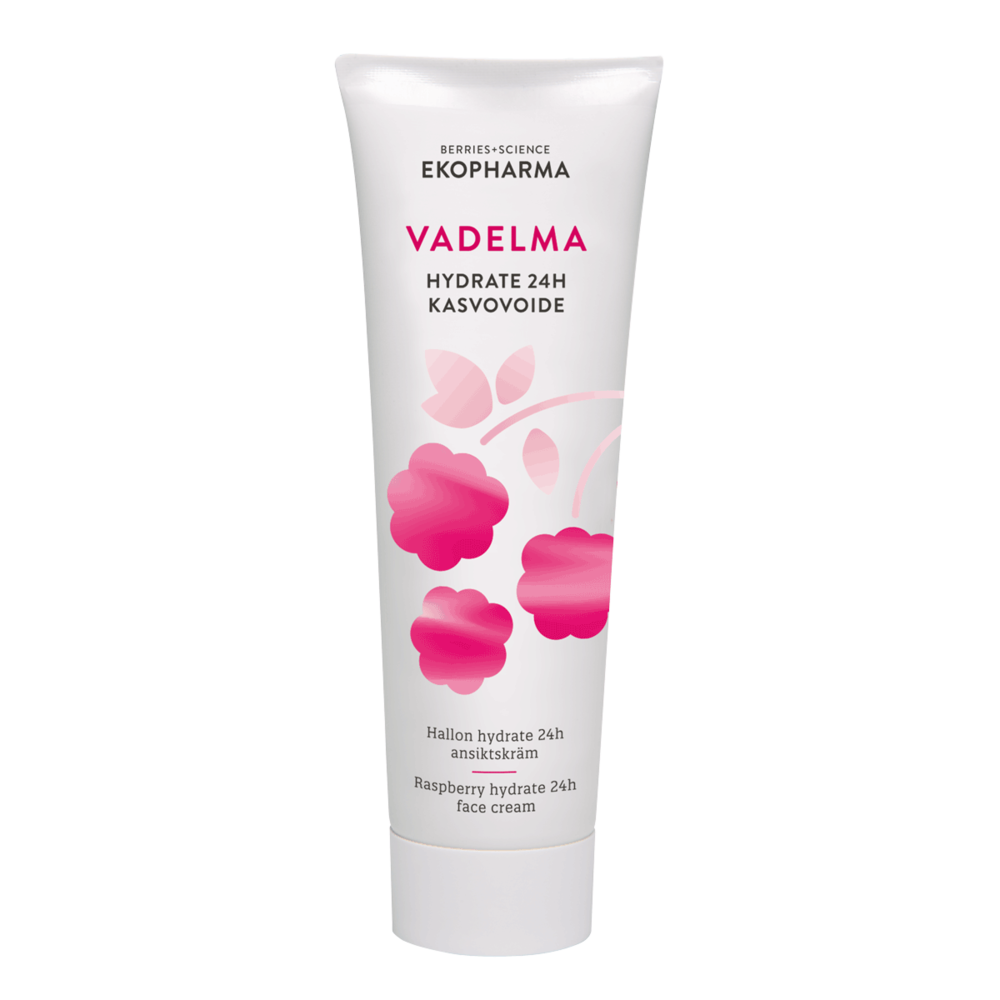 EKOPHARMA Vadelma Hydrate 24h -kosteuttava kasvovoide 50ml 1 kosteusköyhän ihon voide