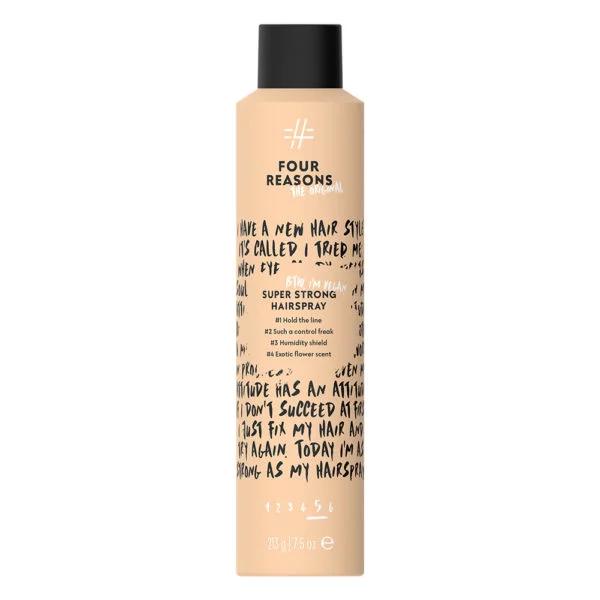 Four Reasons Super Strong Hairspray 300 ml 1 four reasons original super strong hiuskiinne