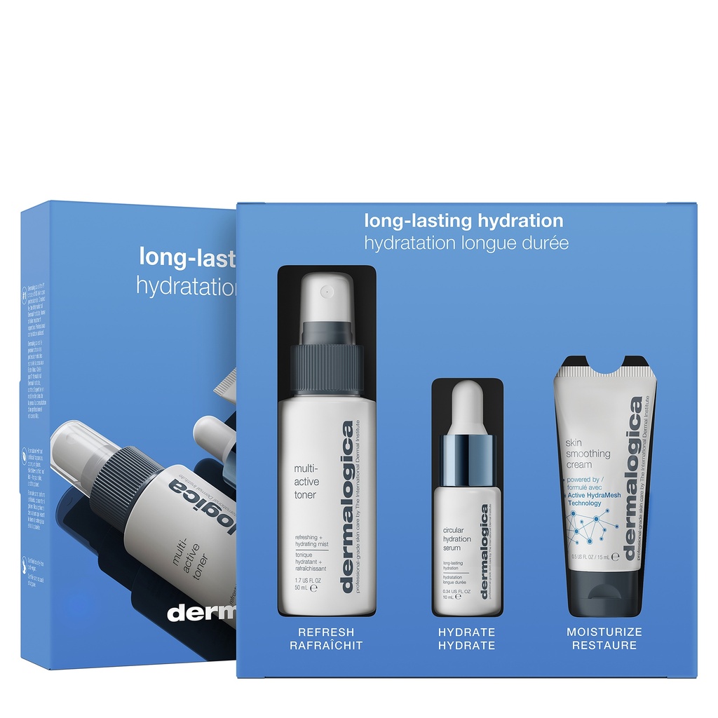 Dermalogica Skin smoothing cream, Multi active toner, circular hydration serum 2 dermalogica long lasting hydration