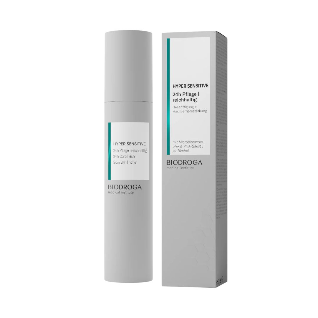 BIODROGA HYPER SENSITIVE Cream 24H Rich Herkän ihon voide 1 biodroga hyper sensitive