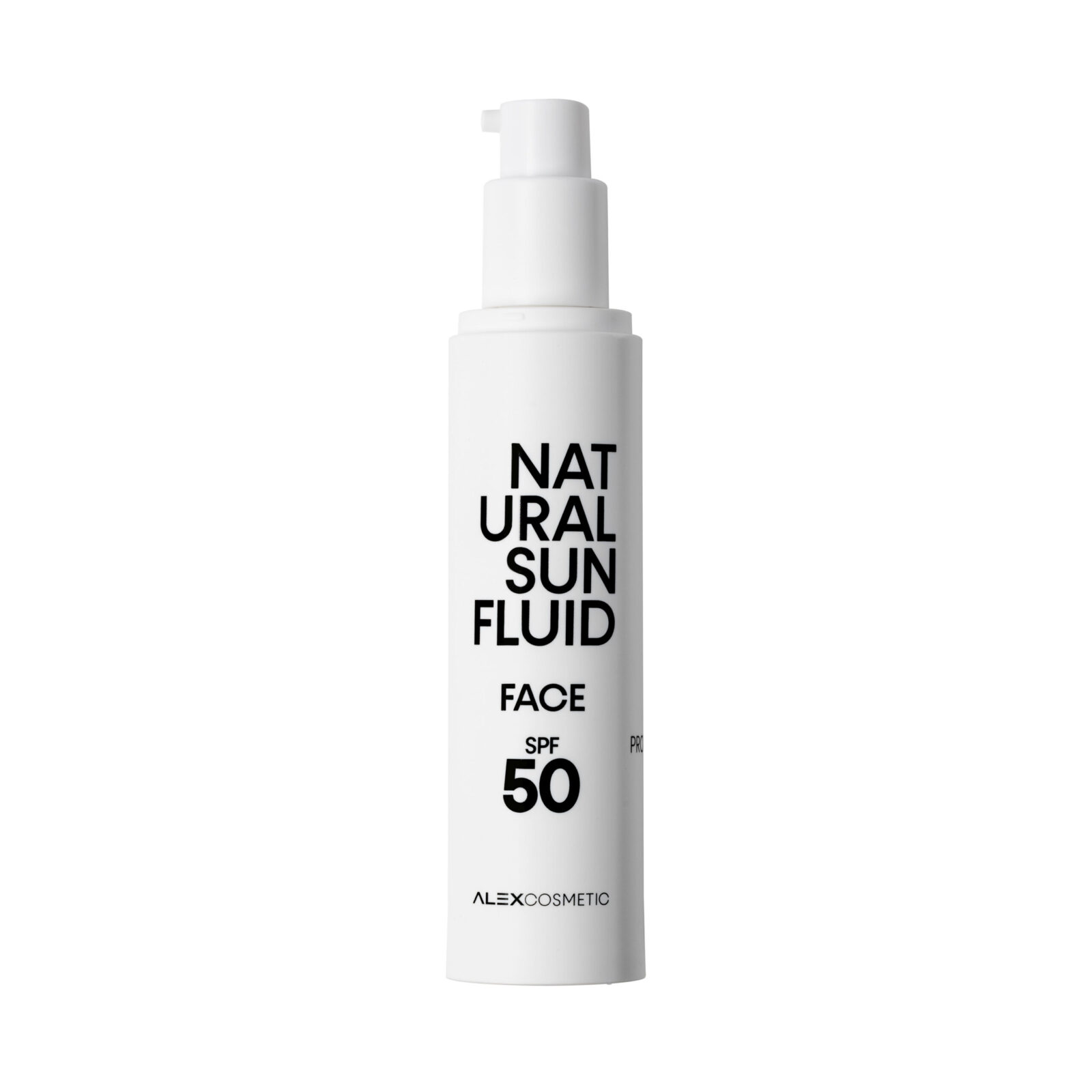 Alex Cosmetic Natural Sun Fluid Face SPF50, 50ml aurinkosuoja kasvoille 1 alex cosmetic natural sun fluid