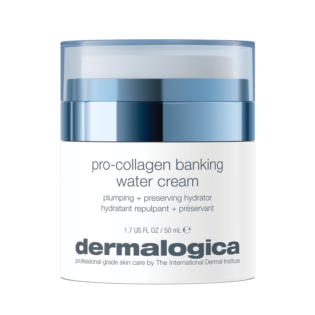 Dermalogica Pro-Collagen Banking Water Cream 50 ml kosteuttaa ja säilyttää kollageenia 1 dermalogica pro collagen banking water cream